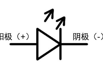 发光二极管接法示意图，发光二极管正负极图解，发光二极管接线图