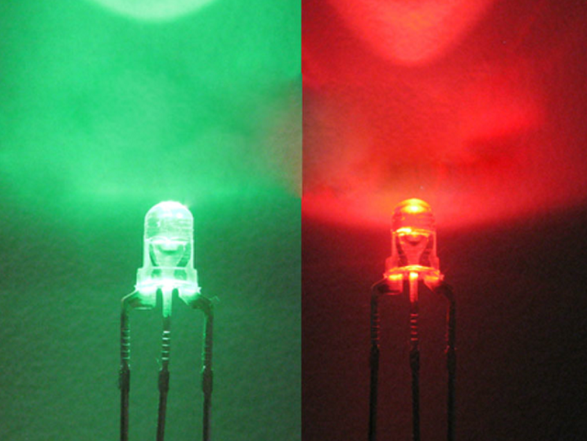 led生产灯珠厂家：双色led直插灯珠和三色直插led灯珠长短一样吗？