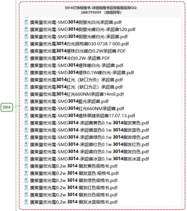 led灯珠3014电压和电流各是多少？