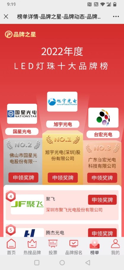 led灯珠品牌排行榜，2022年led灯珠国内品牌排行前十