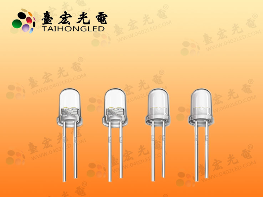 f5白发蓝光led灯珠 5mm圆头白发蓝光高亮发光二极管