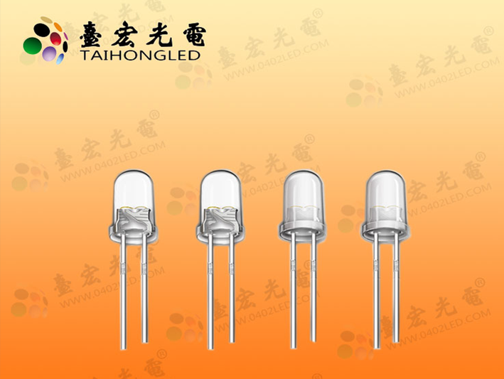 f5白发蓝光led灯珠 5mm圆头白发蓝光高亮发光二极管
