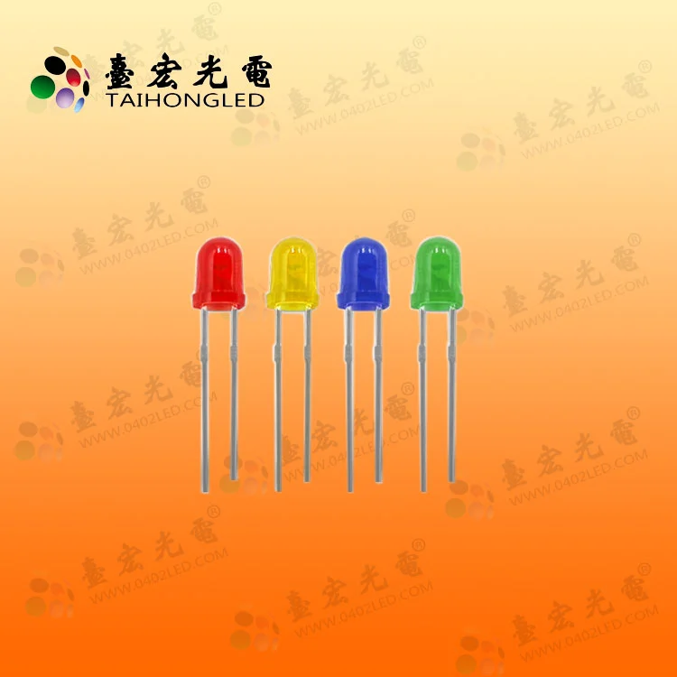 4MMLED灯珠-4MM直插发光二极管-f4指示灯