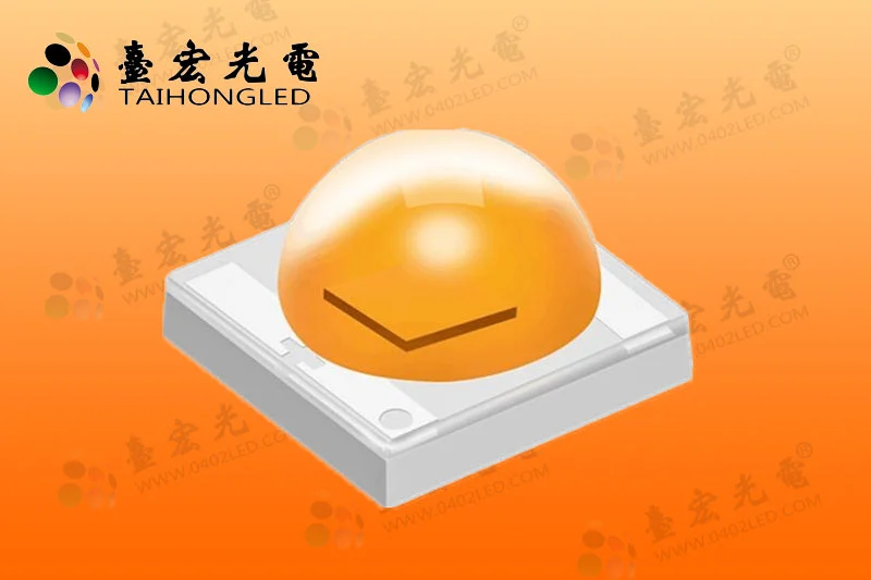3w大功率灯珠，3535陶瓷-转向灯点粉黄光灯珠1-3W-700mA-1600-1800K-贴片LED-800-533