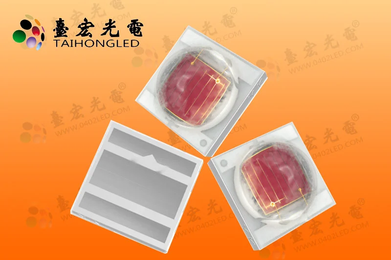 大功率灯珠 3535陶瓷 红光1-3W 700mA 620-630NM 贴片LED