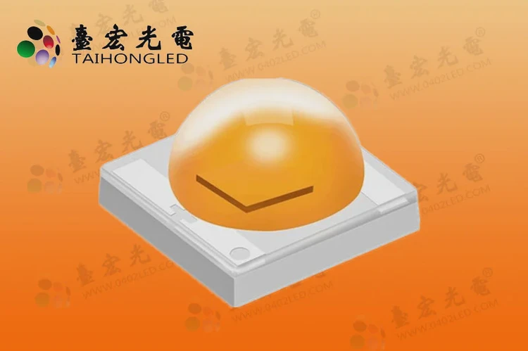 3w大功率灯珠，3535陶瓷 转向灯点粉黄光灯珠1-3W 700mA 1600-1800K 贴片LED