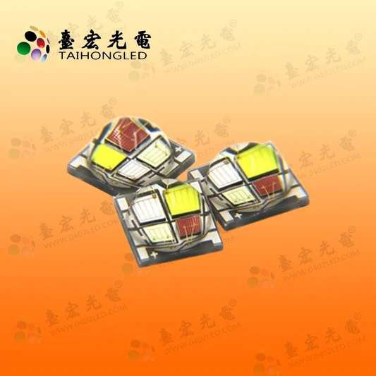 5050大功率灯珠，5050 RGBW 12W 大功率陶瓷贴片LED灯珠