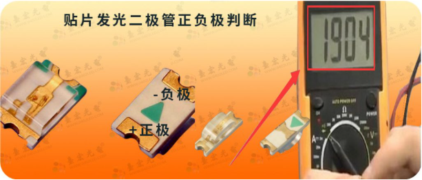 贴片发光二极管，发光二极管正负极是怎么分的？
